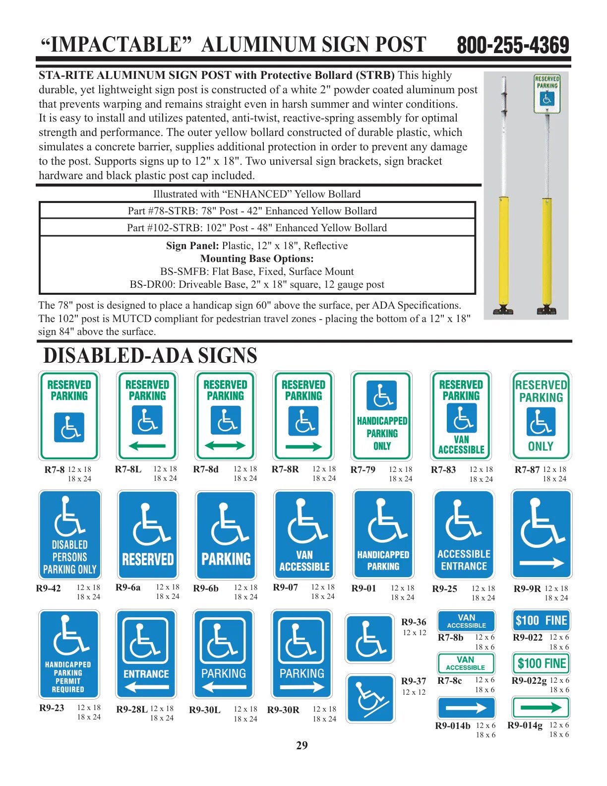 Portable Sign Post