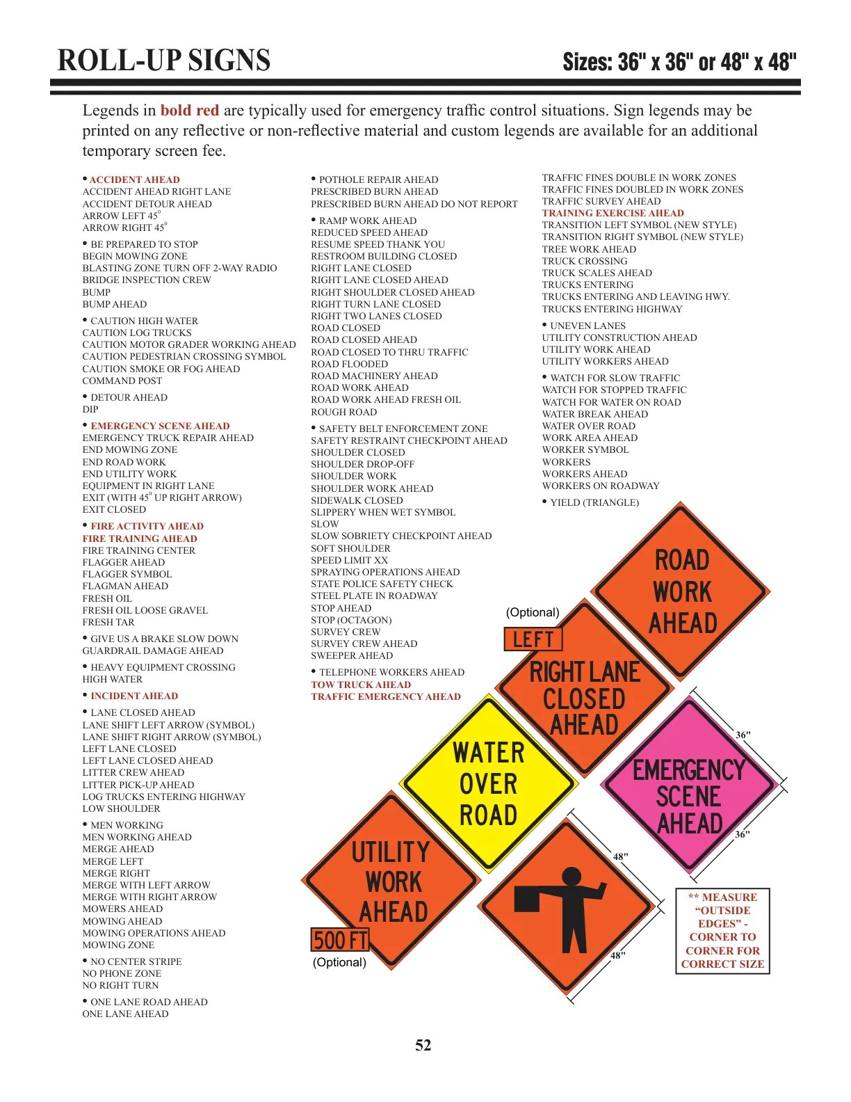 Roll-Up Signs