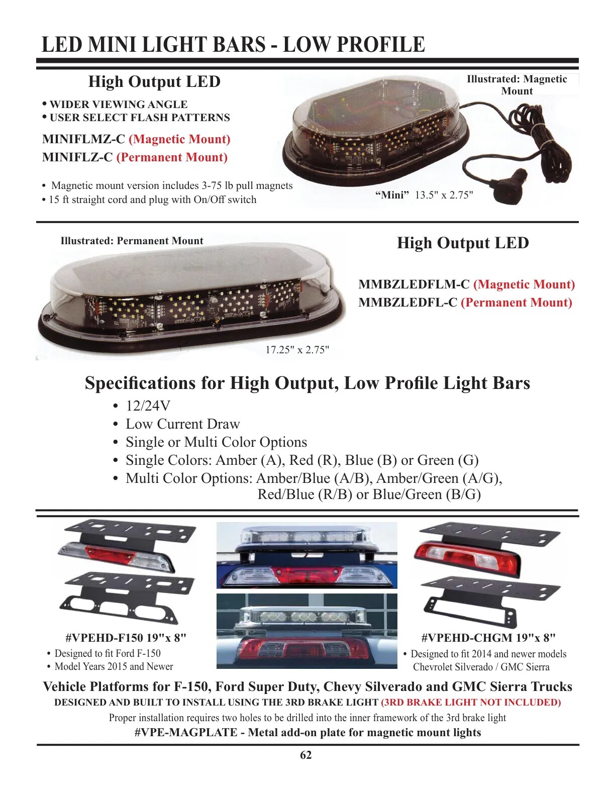Vehicles Light Bars